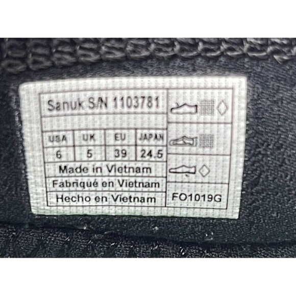 Sanuk Chiba Journey LX Yulex Pure Logo Camo Green Slip On Stretch Ankle Boots 6 - Picture 8 of 9